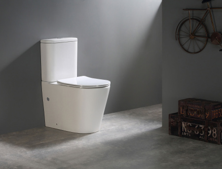 Унитаз напольный Santiline Торнадо SL-5026 белый